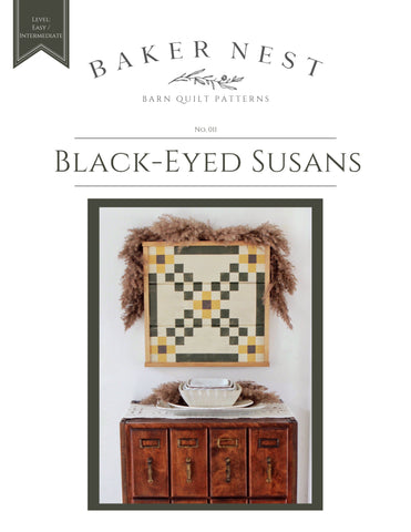 Black-Eyed Susans Barn Quilt Pattern