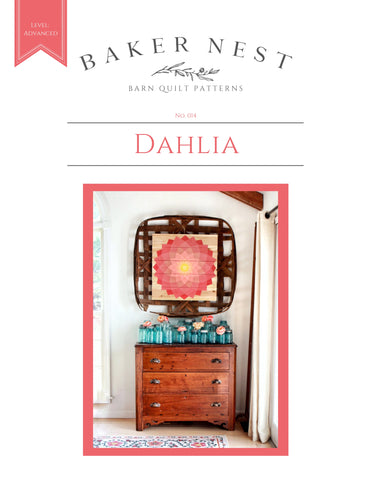 Dahlia Barn Quilt Pattern