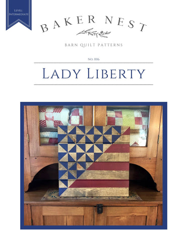 Lady Liberty Barn Quilt Pattern
