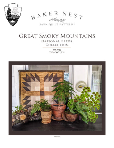 Great Smoky Mountains Barn Quilt Pattern